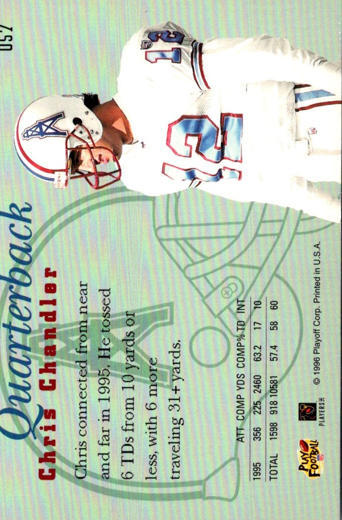 1996 Playoff Prime Chris Chandler