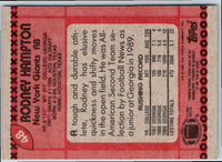 1990 Topps Rodney Hampton #48 Rookie