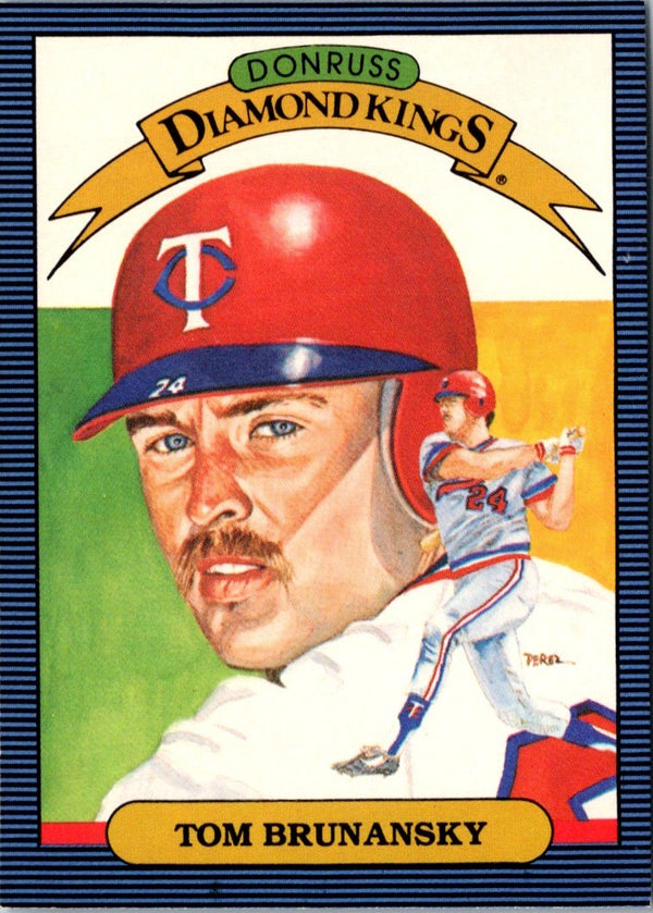 1986 Donruss Super Diamond Kings Tom Brunansky #24