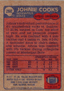 1985 Topps Johnie Cooks