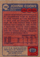 1985 Topps Johnie Cooks #260