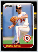 1986 Donruss Storm Davis