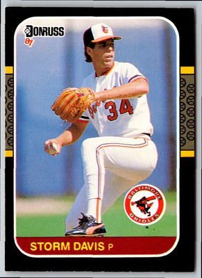 1986 Donruss Storm Davis #273