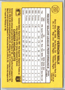 1986 Donruss Bob Walk