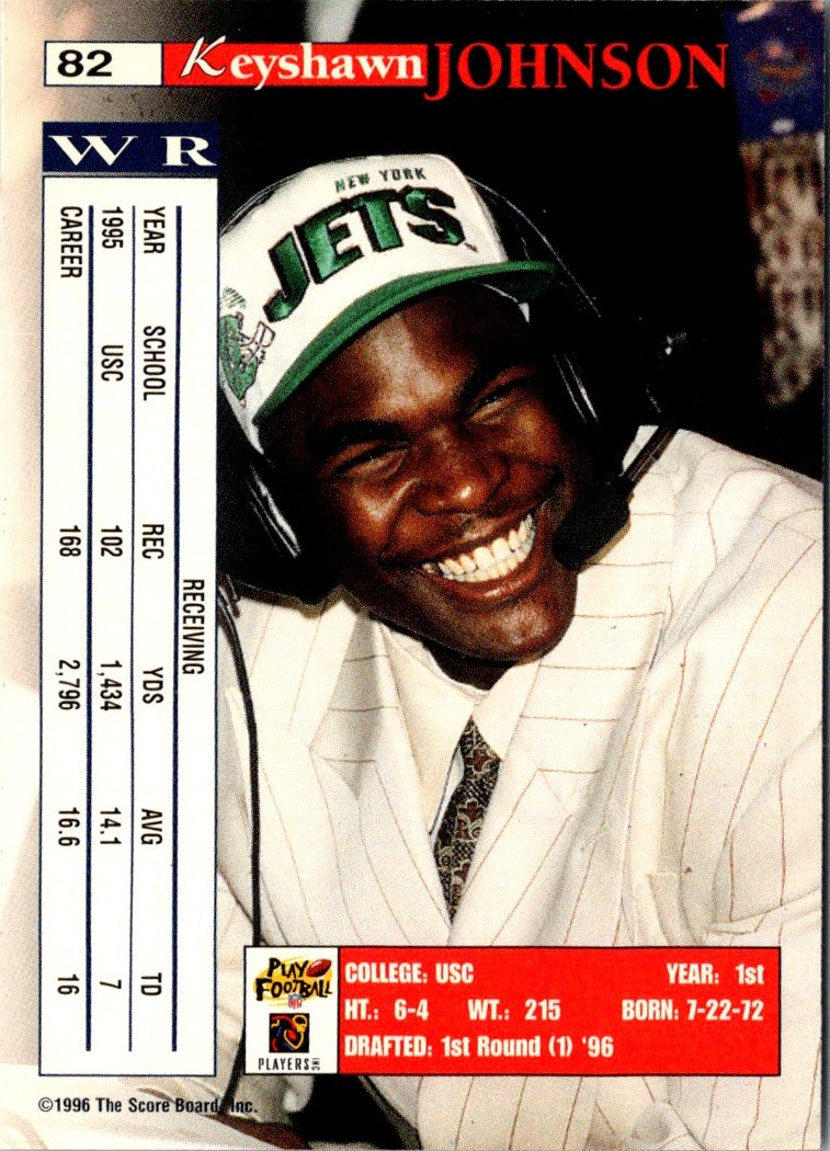 1996 Pro Line Keyshawn Johnson
