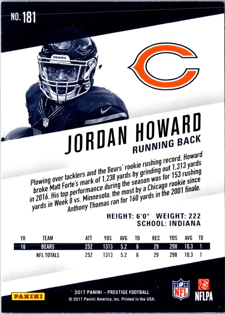 2017 Panini Prestige Jordan Howard