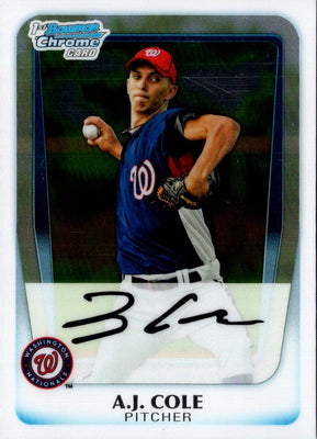 2011 Bowman Chrome A.J. Cole #BCP160