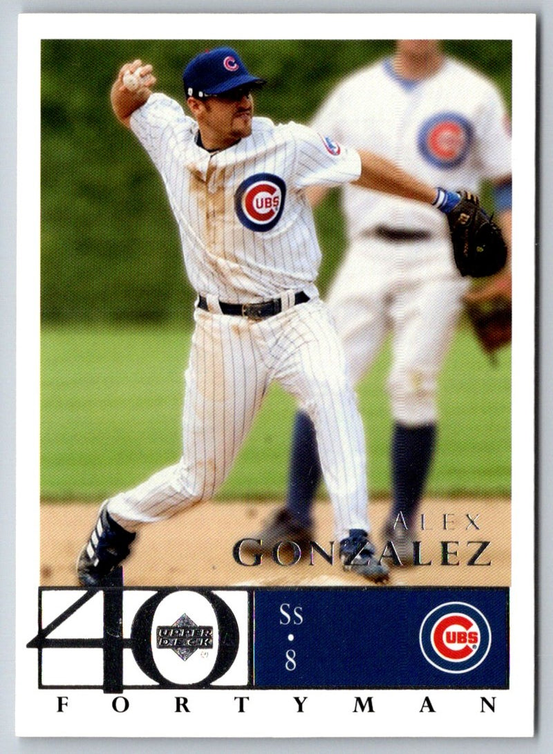 2003 Upper Deck 40-Man Alex Gonzalez