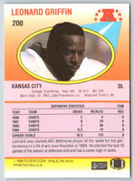 1990 Fleer Leonard Griffin #200