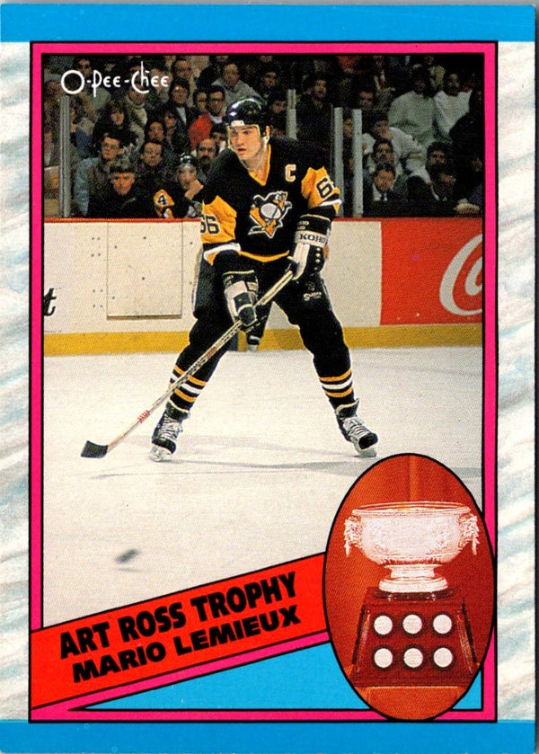 1989 O-Pee-Chee Mario Lemieux #319