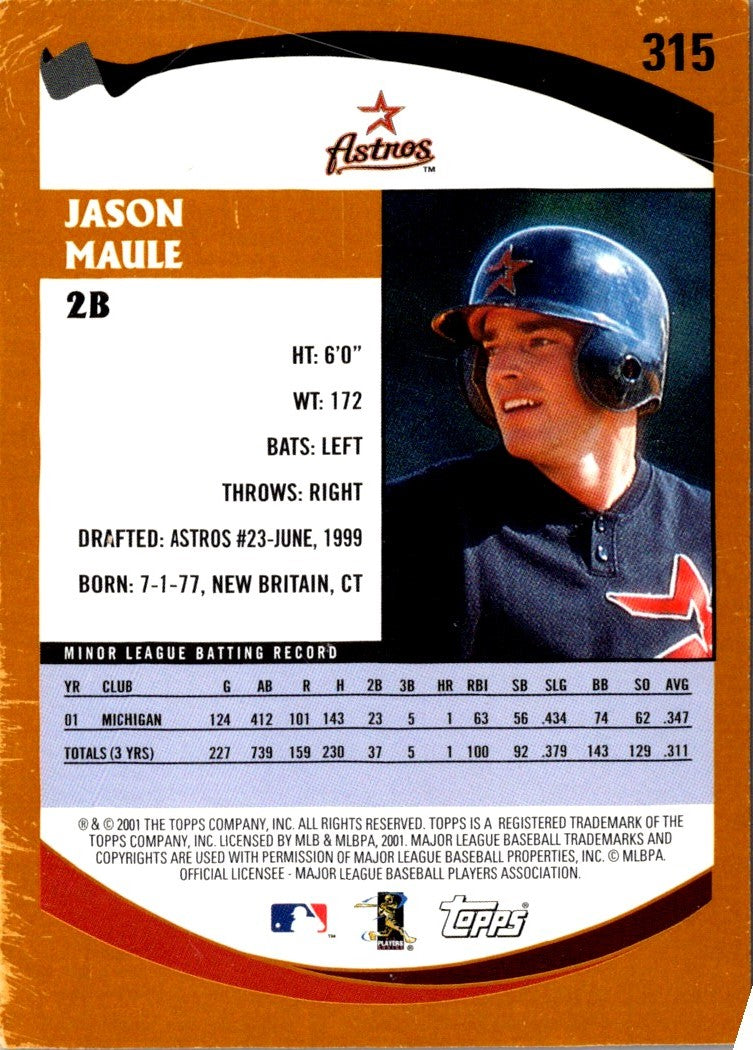 2002 Topps Jason Maule