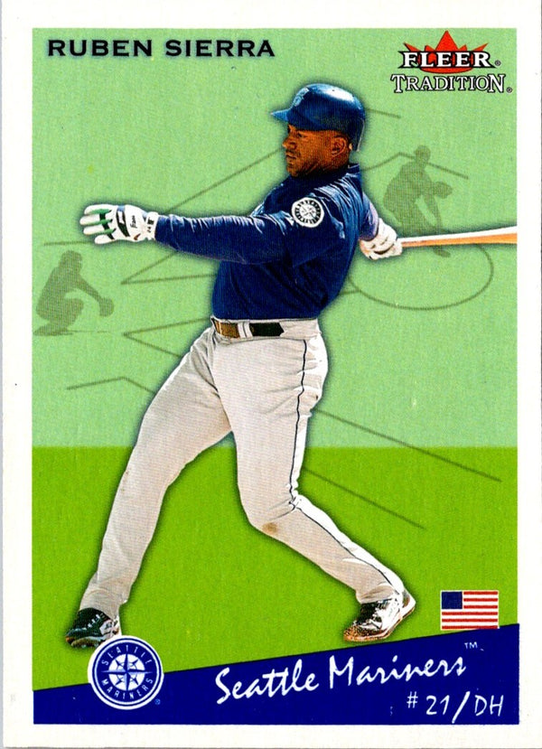 2002 Fleer Tradition Update Ruben Sierra #U145