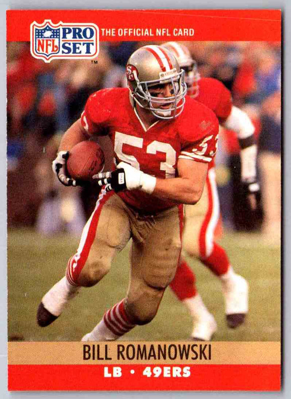 1990 Proset Bill Romanowski #642