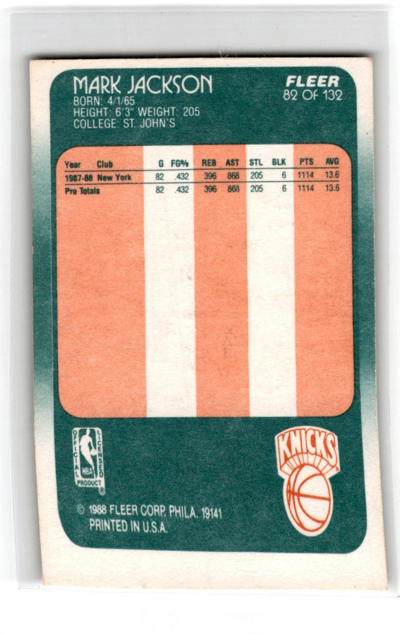 1988 Fleer Mark Jackson