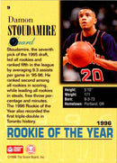 1996 Score Board Draft Day Damon Stoudamire