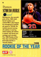 1996 Score Board Draft Day Damon Stoudamire #9