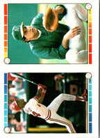 1989 O-Pee-Chee Stickers Super Star Backs Robin Yount #21