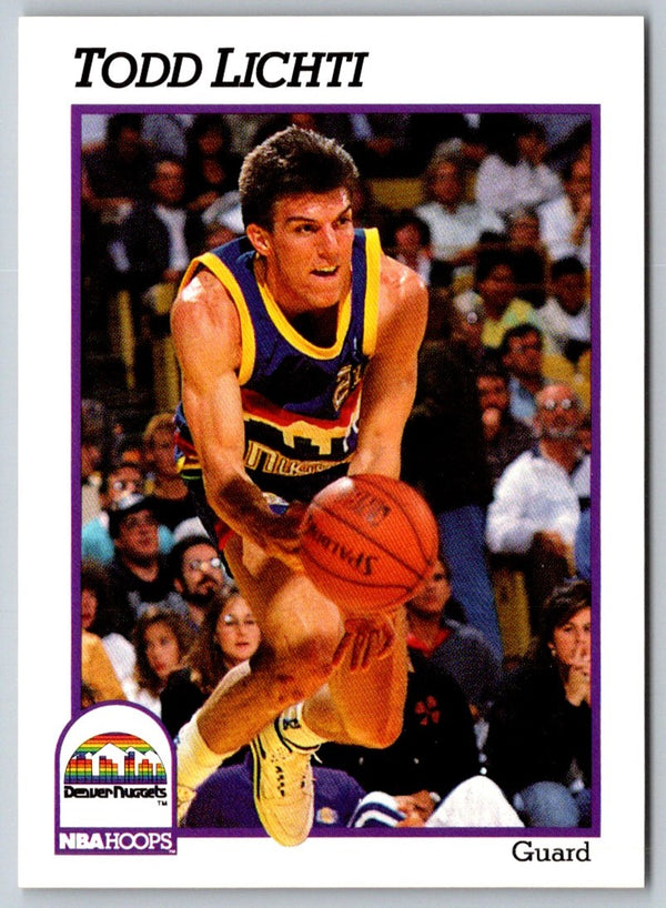 1991 Hoops Todd Lichti #54