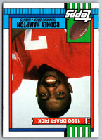 1990 Topps Rodney Hampton #48 Rookie