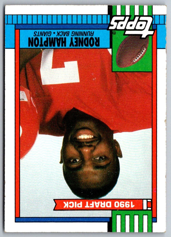 1990 Topps Rodney Hampton #48 Rookie