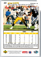 1995 Upper Deck Greg Lloyd #227