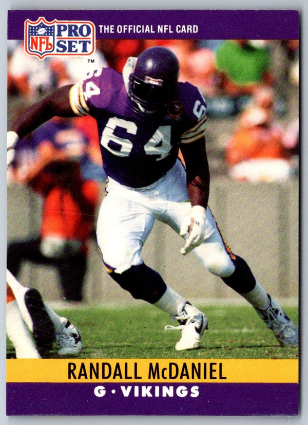 1990 Pro Set Randall McDaniel #191