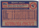 1984 Topps Benny Ayala