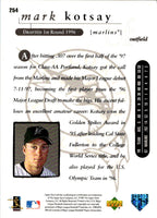 1998 Upper Deck Mark Kotsay #254