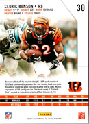 2011 Panini Rookies & Stars Cedric Benson