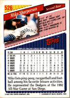 1993 Topps Gold Mike Sharperson #526