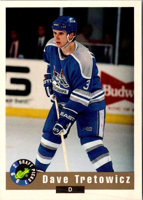 1992 Classic Draft Picks Dave Tretowicz #112