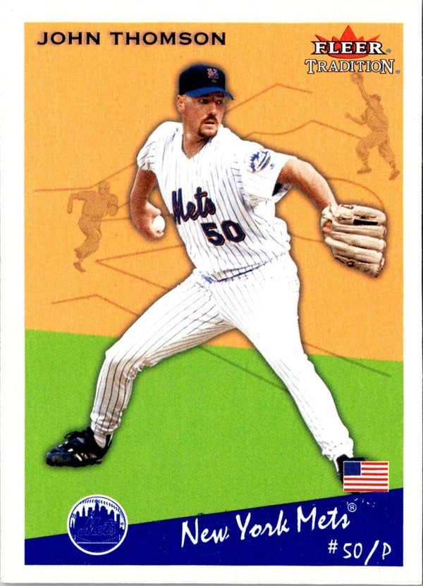 2002 Fleer Tradition Update John Thomson #U255