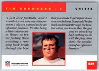 1991 ProLine Tim Grunhard #239
