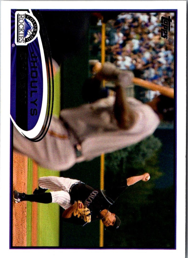 2012 Topps Jhoulys Chacin #45