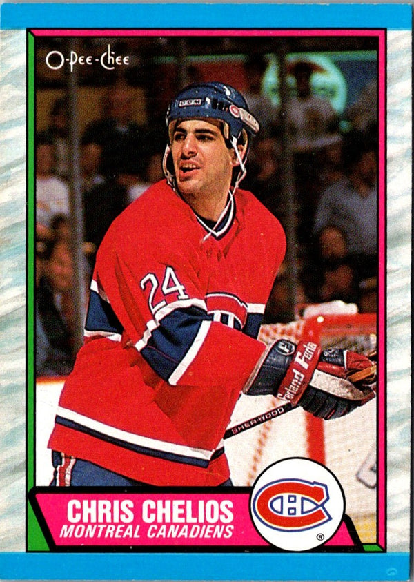 1989 O-Pee-Chee Chris Chelios #174