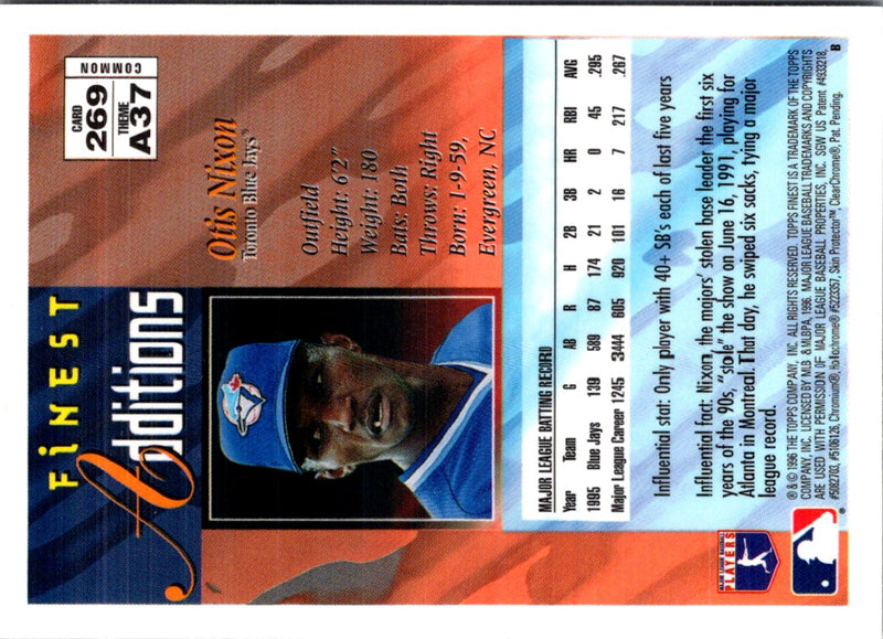 1996 Finest Otis Nixon