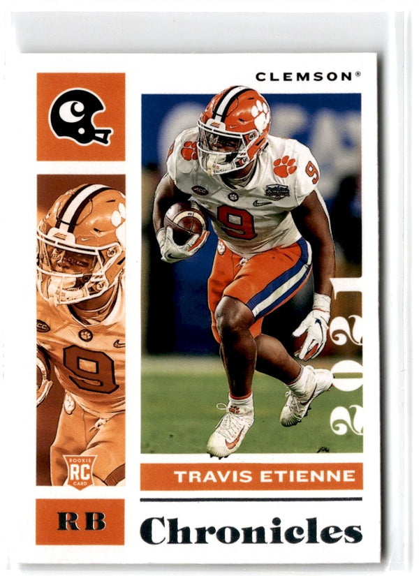 2021 Panini Chronicles Draft Picks Donruss Optic Rated Rookie Bronze Travis Etienne Jr. #211