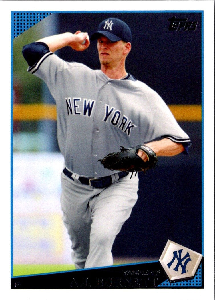 2009 Topps New York Yankees A.J. Burnett