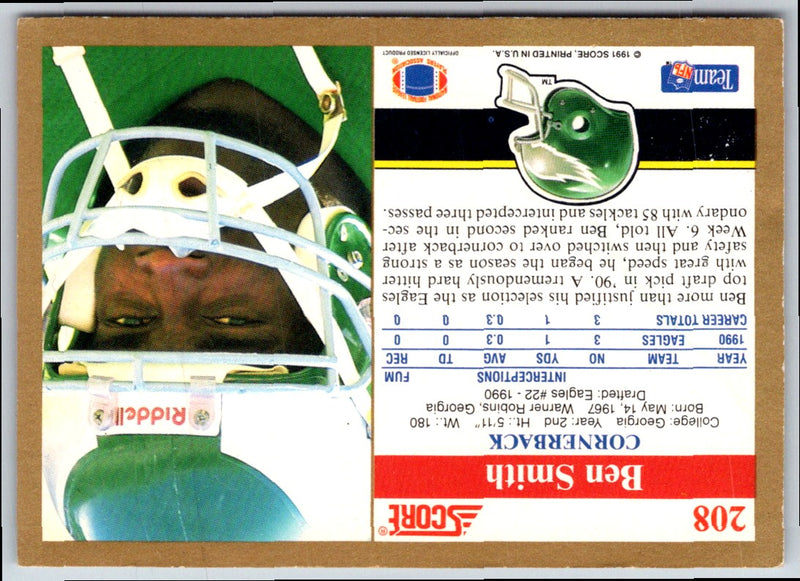 1991 Score Ben Smith