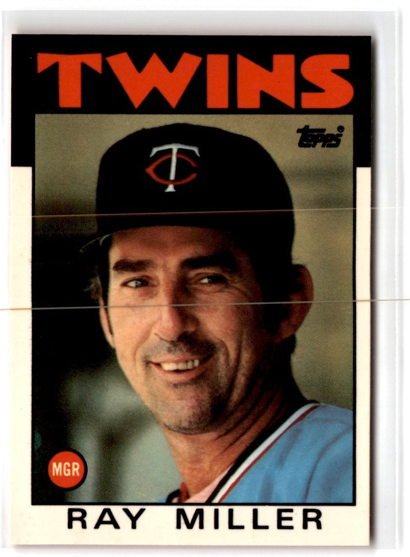 1986 Topps Tiffany Ray Miller