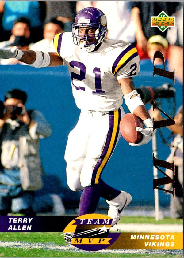 1993 Upper Deck Team MVP Terry Allen #TM28