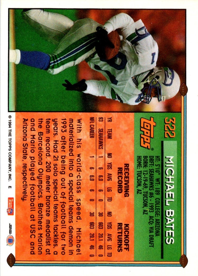 1994 Topps Michael Bates