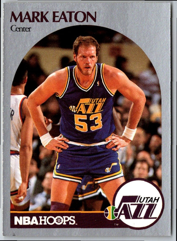 1990 Hoops Team Night Utah Jazz Mark Eaton #NNO