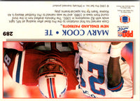 1992 Pro Set Power Marv Cook #289