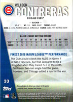 2017 Finest Willson Contreras #33