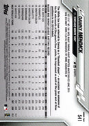 2020 Topps 582 Montgomery Danny Mendick