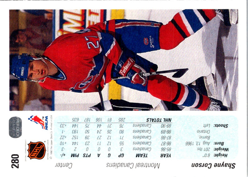 1990 Upper Deck Shayne Corson