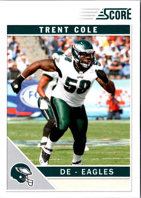 2011 Score Trent Cole #226