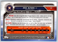 2019 Bowman Jose Altuve #62
