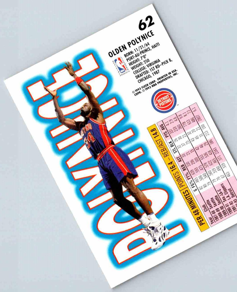 1993 Fleer Olden Polynice